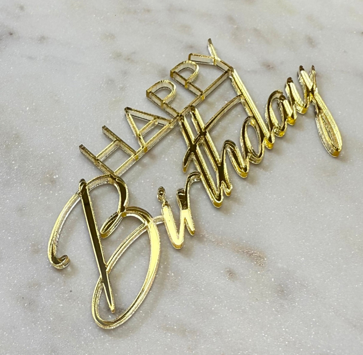 Happy Birthday Face Topper