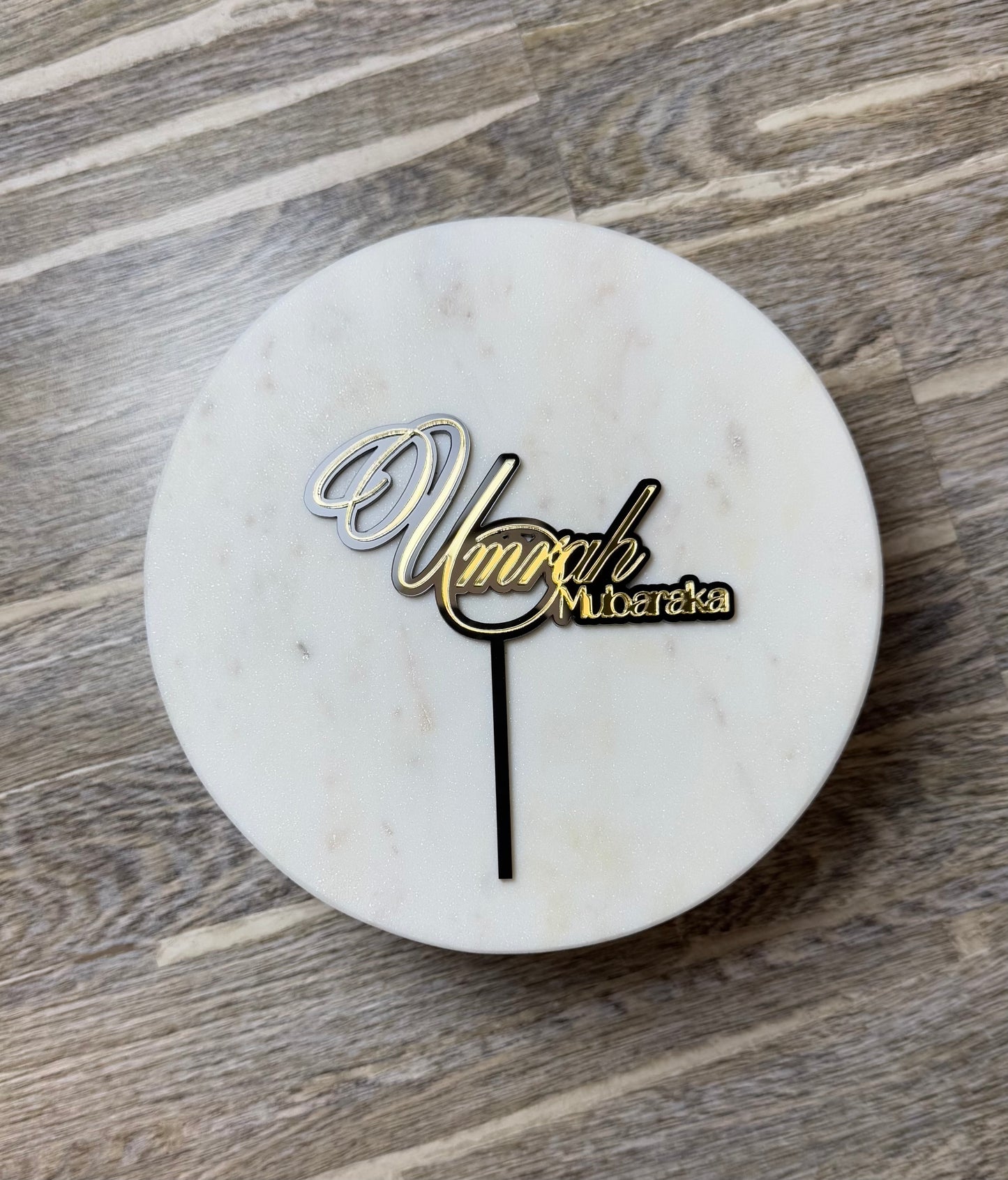 Umrah- oder Hadsch-Topper – Schwarz & Gold