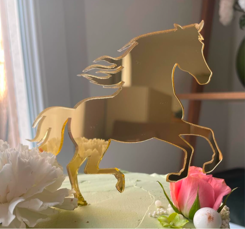 Cake Topper Cheval