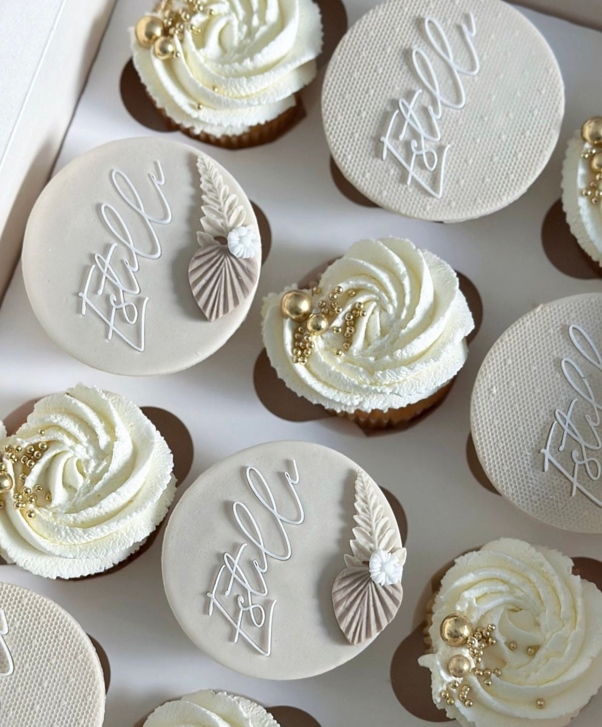 10 Toppers - CUPCAKES - À personnaliser.