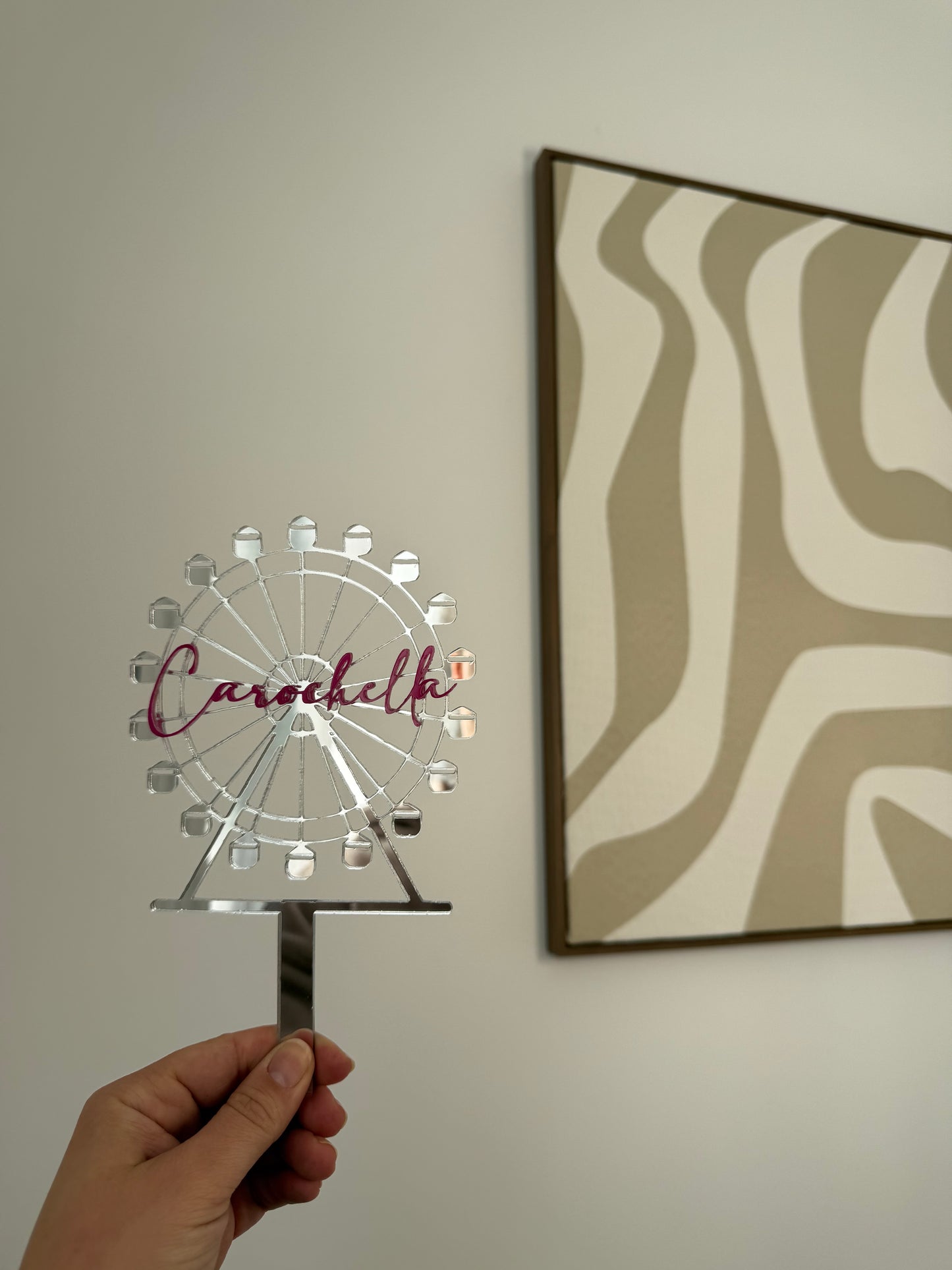 Cake Topper Roue Coachella