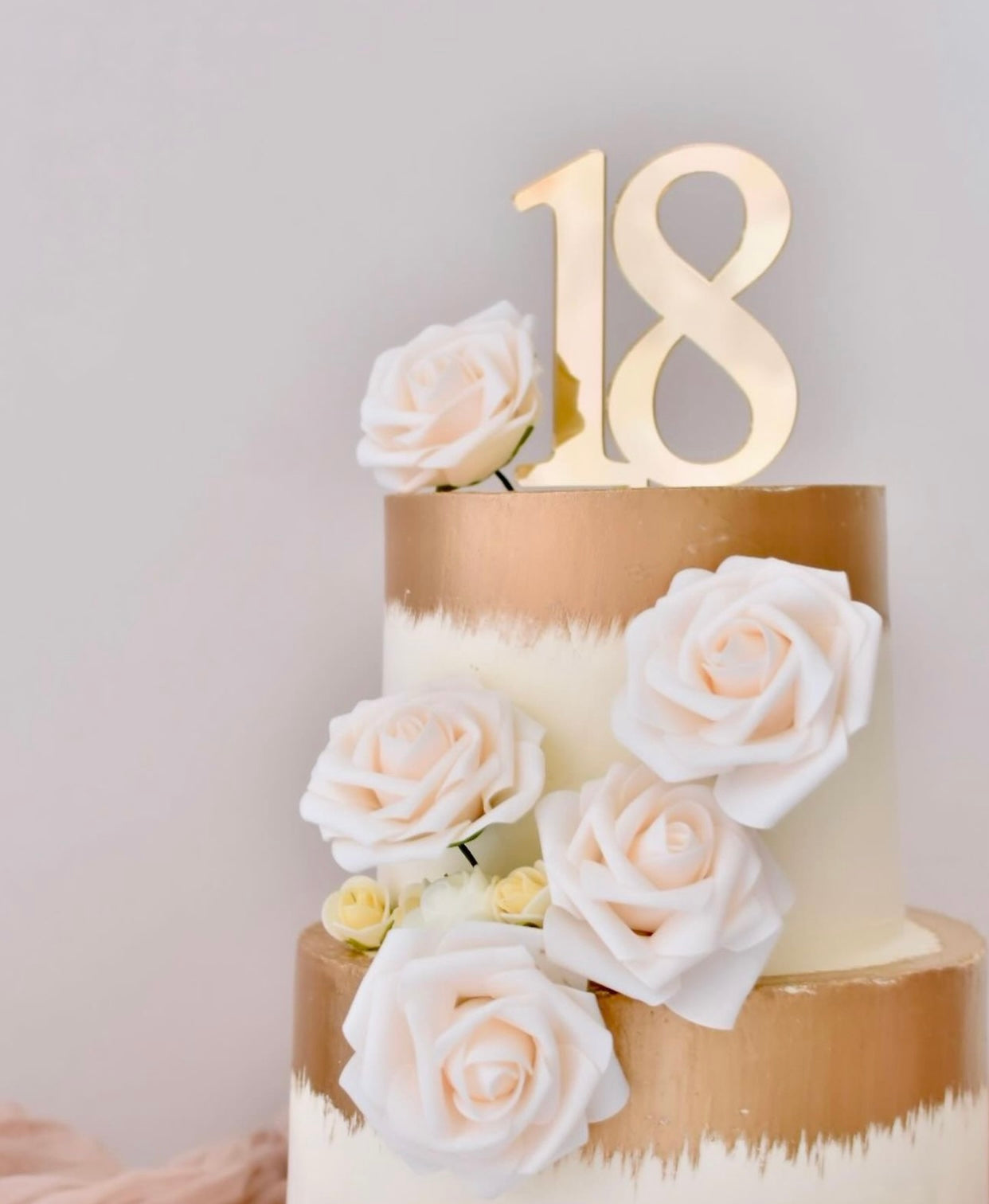 Cake Topper - UN CHIFFRE, si plusieurs ajouter plusieurs articles.