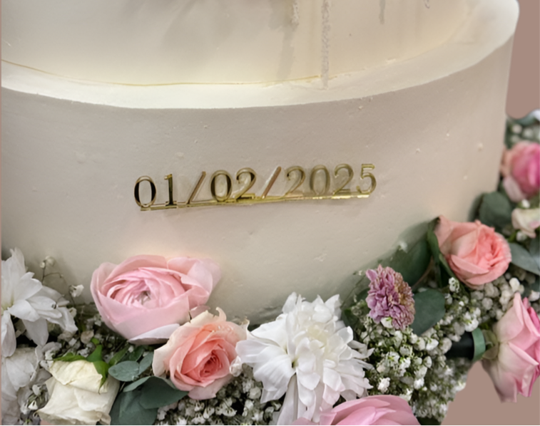 Face ou Cake Topper - Date