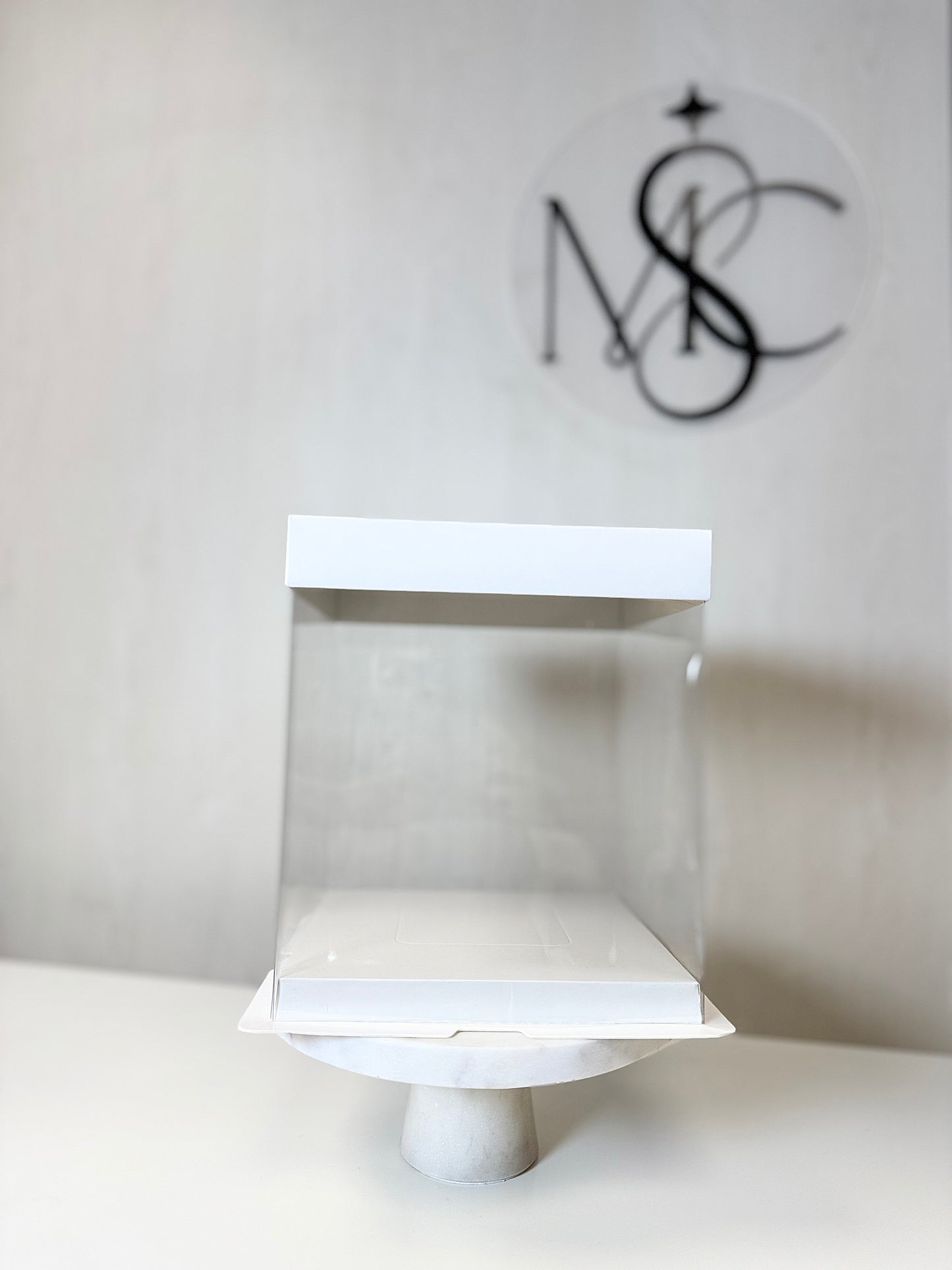 Boite Layer Cake Deluxe Blanche - Plusieurs formats