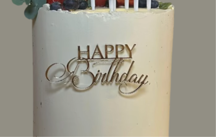 Face Topper Happy Birthday
