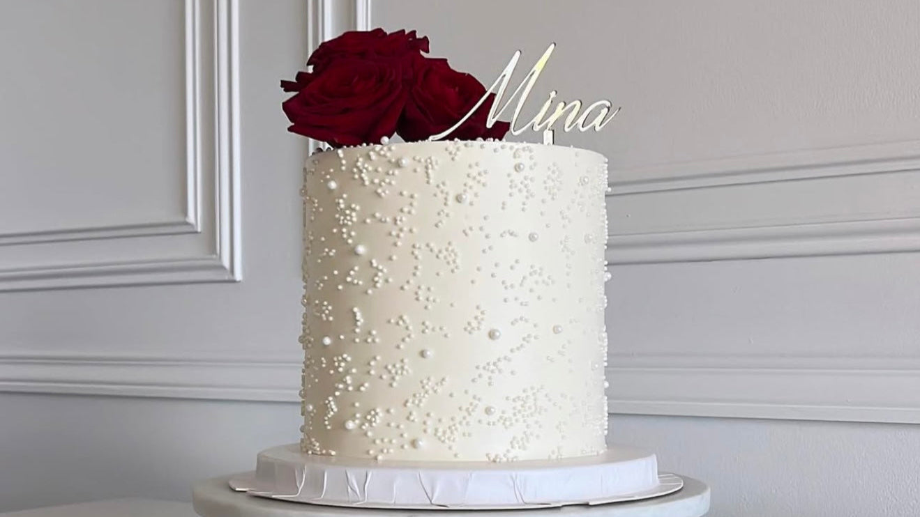 Cake Topper - 1 Prénom 1 mot