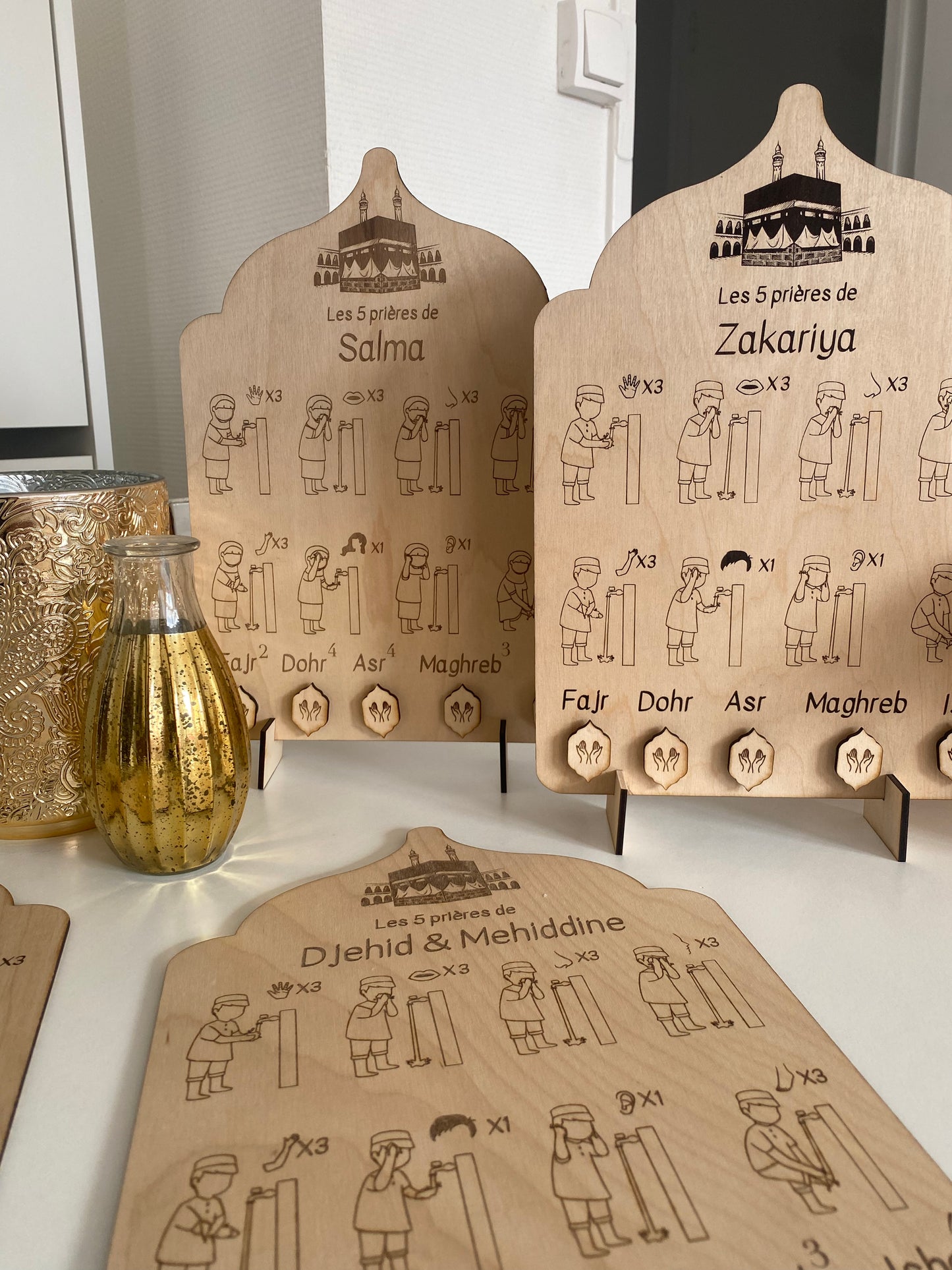 Tableau mes 5 Prières.