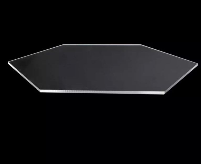 Set mit 2 sechseckigen Scheiben, 26 cm