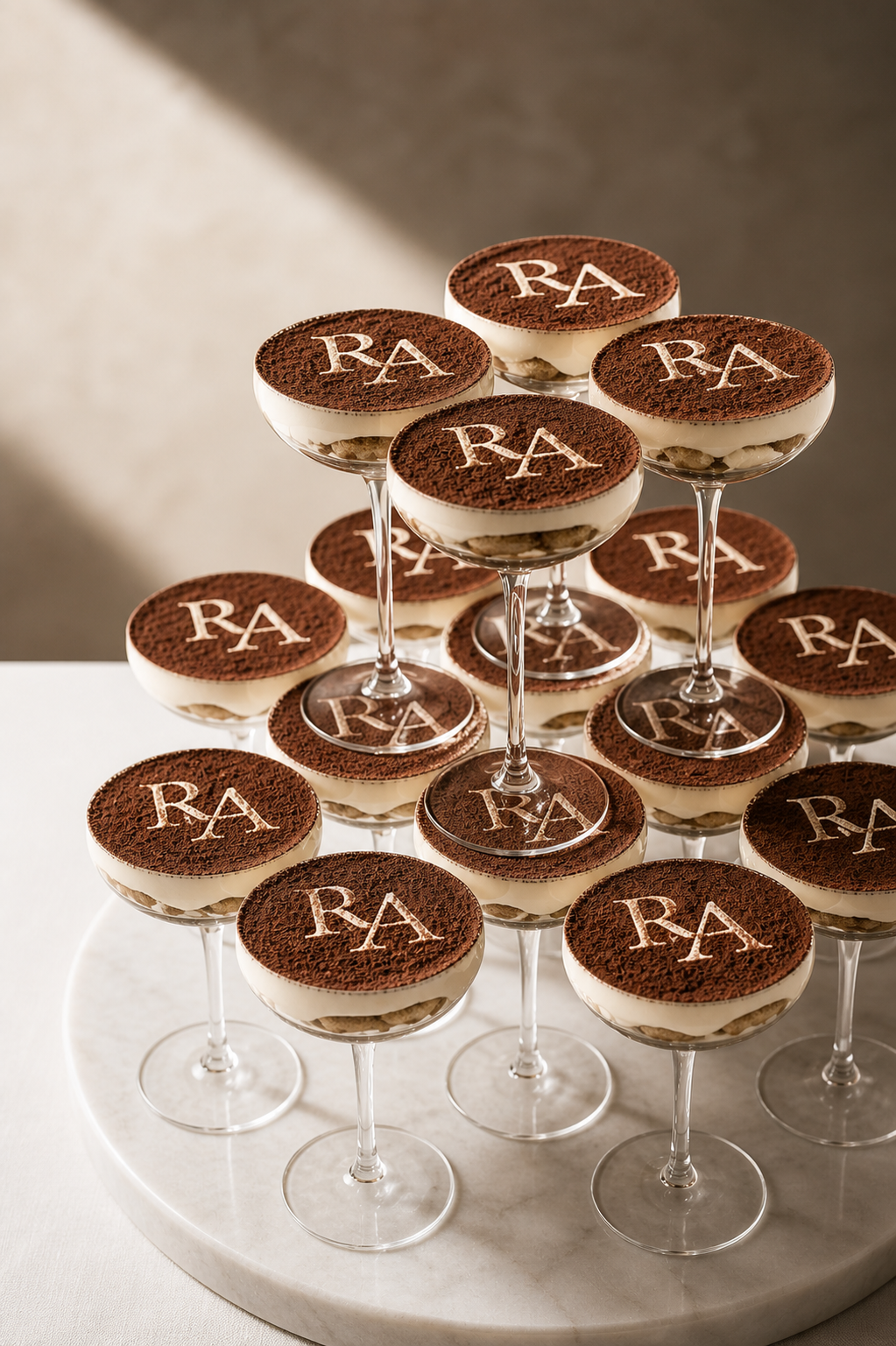 Pochoir Tiramisu Personnalisé – 2 Lettres