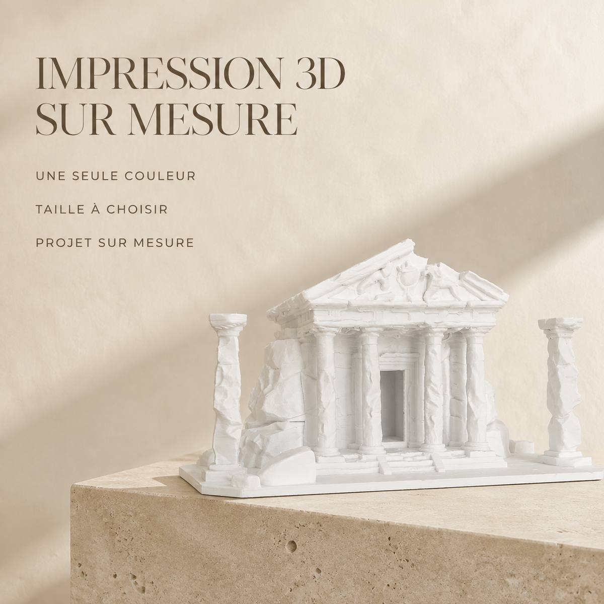 Impression 3D sur mesure – Figurine décorative