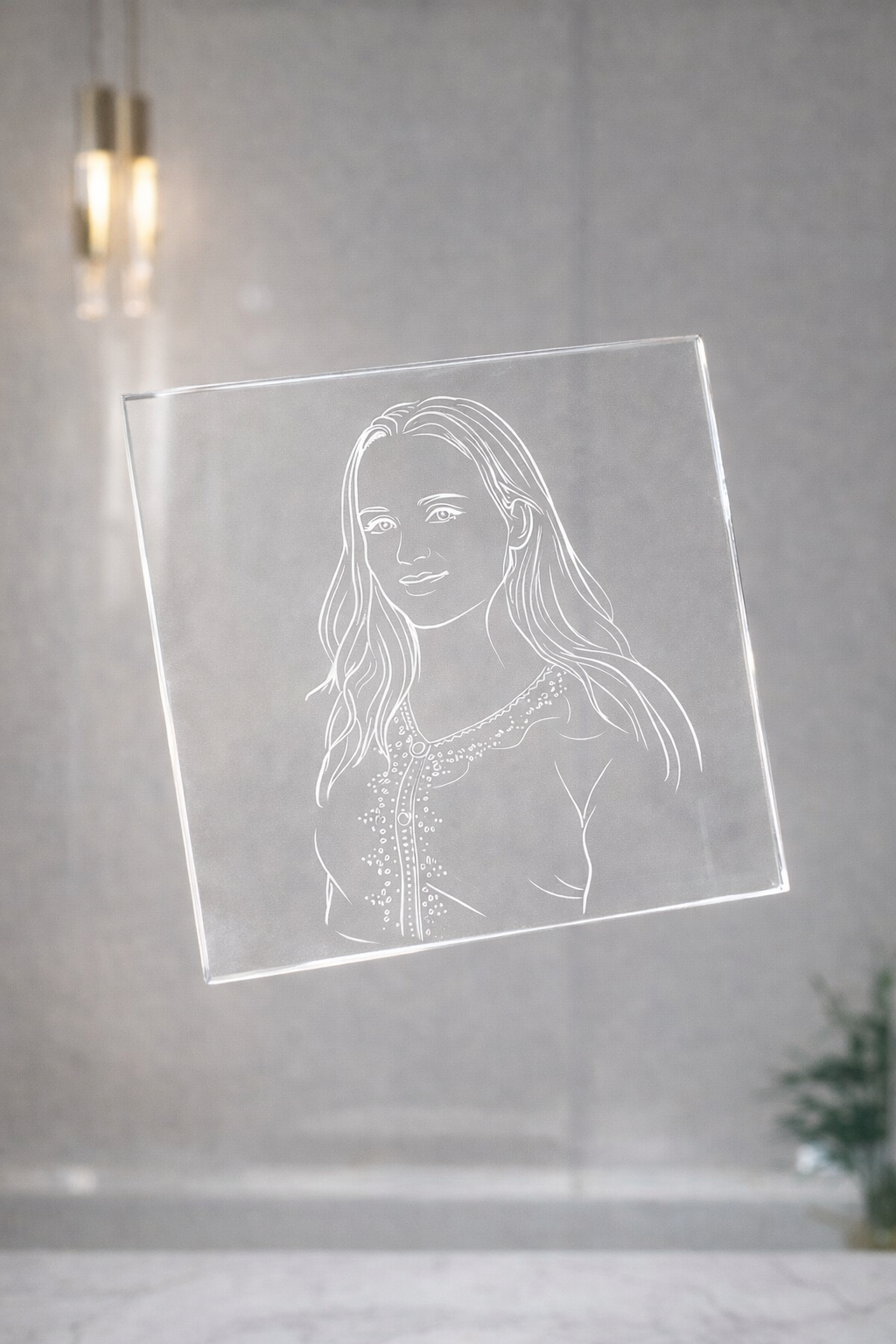 Tampon personnalisé - PHOTO – Acrylique Transparent