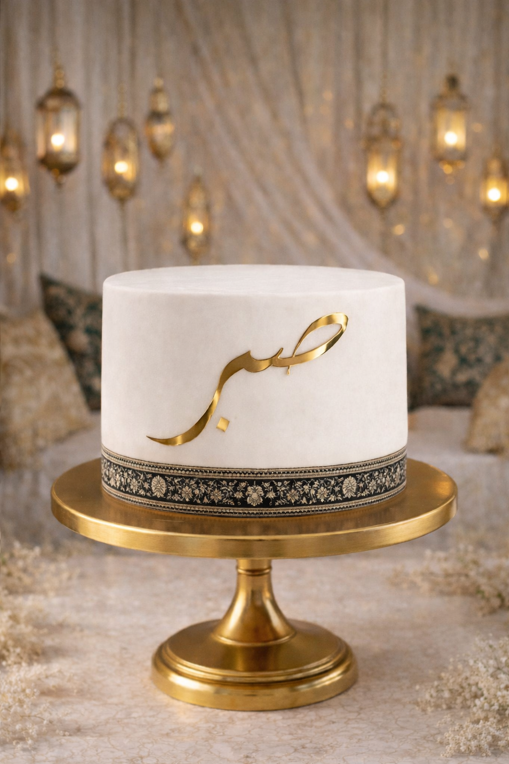 Face Topper SABR « صبر » – Plexiglass doré miroir