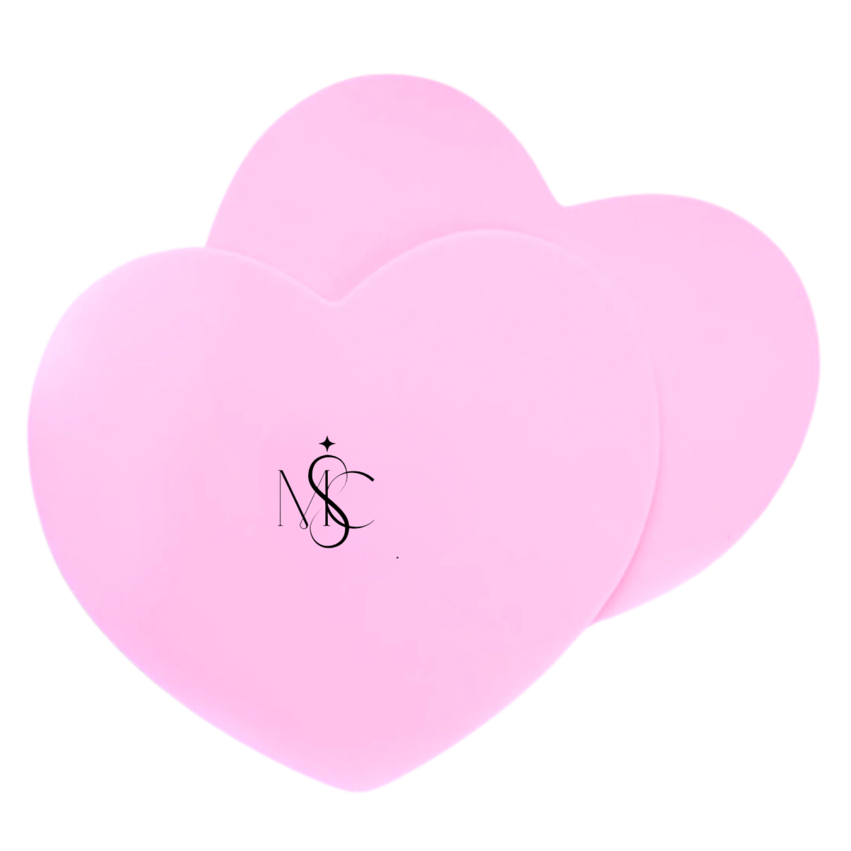 Lot de deux Disques à Ganache - COEUR - Plusieurs tailles - St Valentin