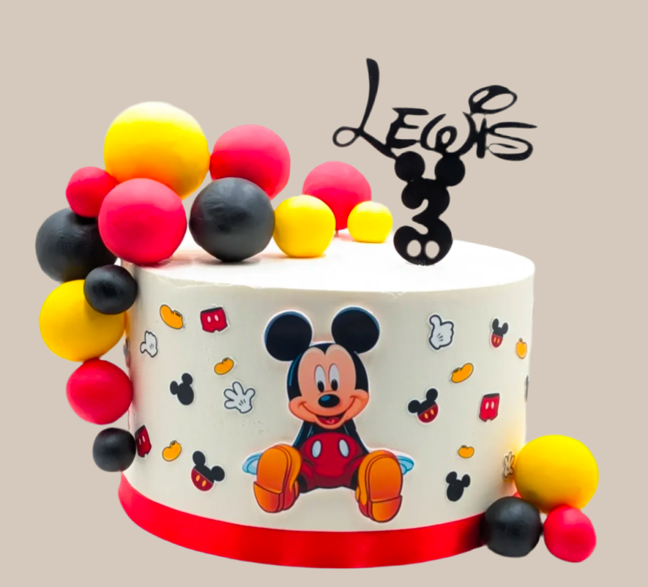 Cake Topper Souris
