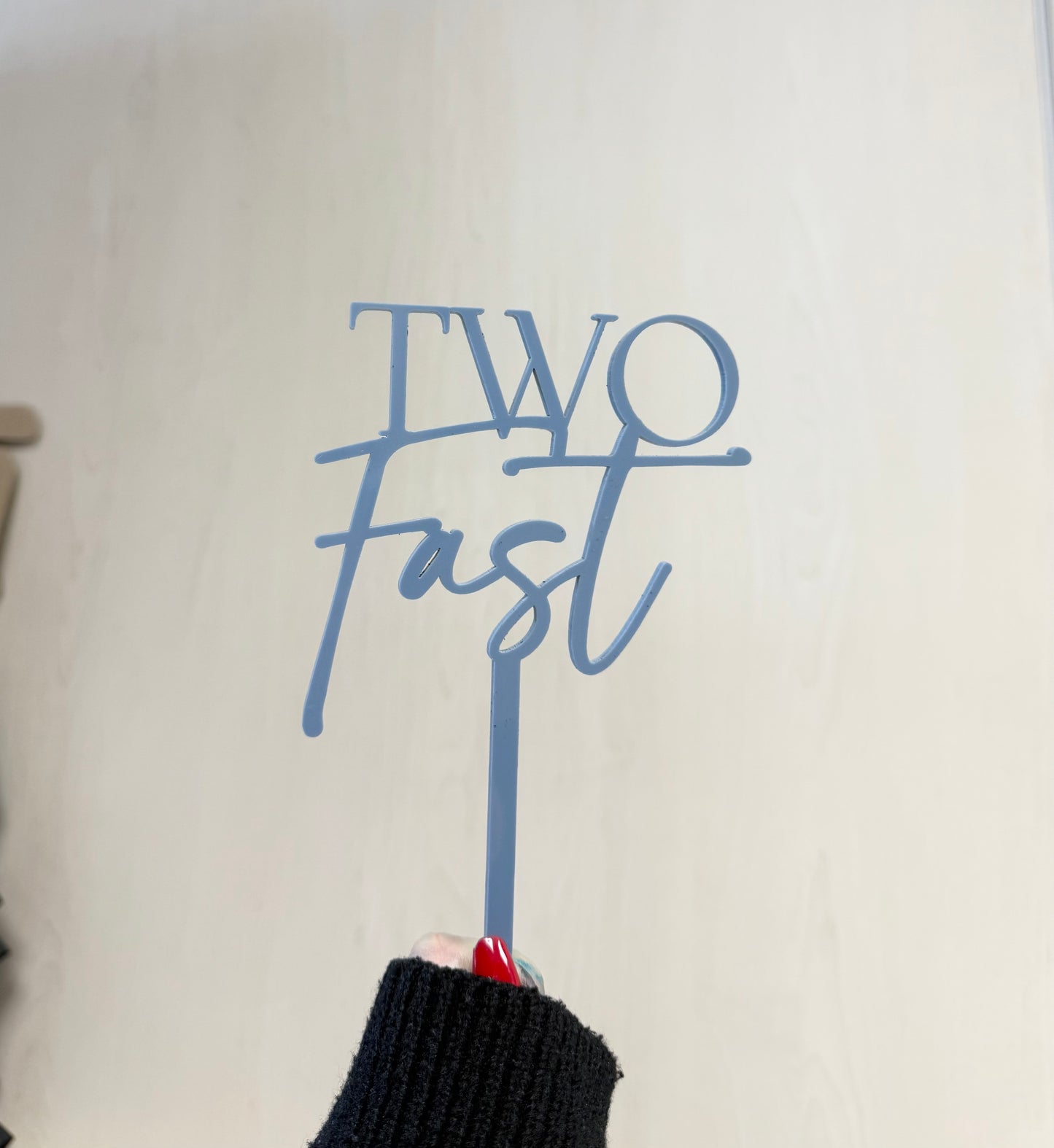 Two Fast Cake Topper