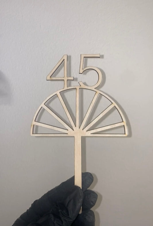 Cake Topper - Âge Soleil