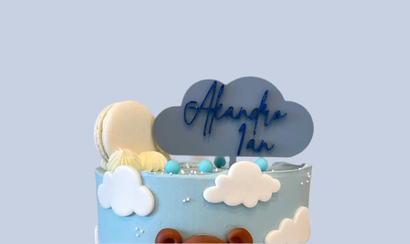 Cake Topper nuage