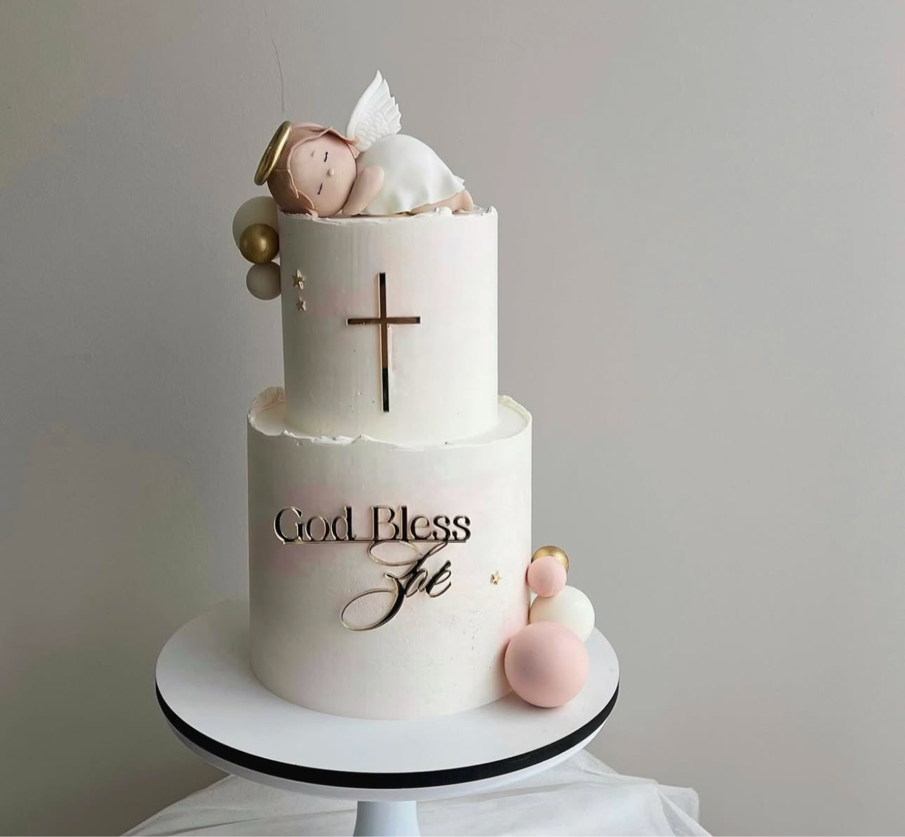 Face ou Cake Topper - Baptême
