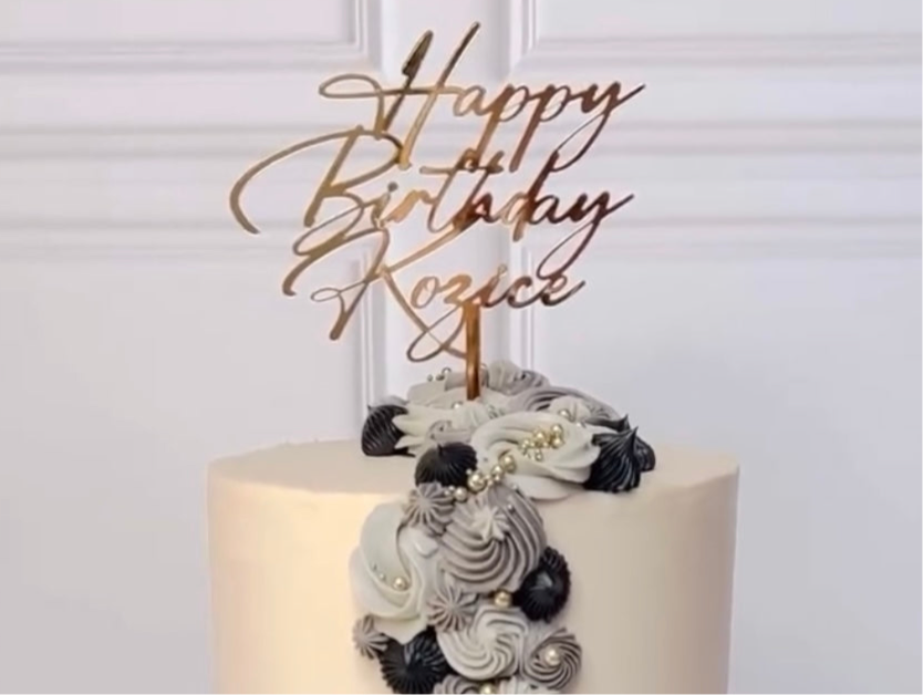 Cake Topper - Plusieurs mots
