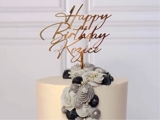 Cake Topper - Plusieurs mots