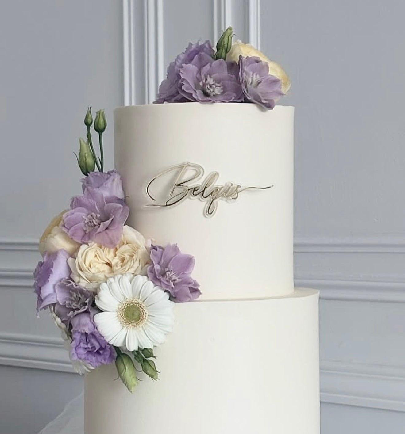 Gesichtsaufsatz – 1 Name, 1 Wort, transparent &amp; gold