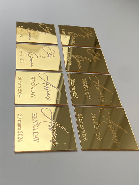 Étiquettes chocolats lot de 10