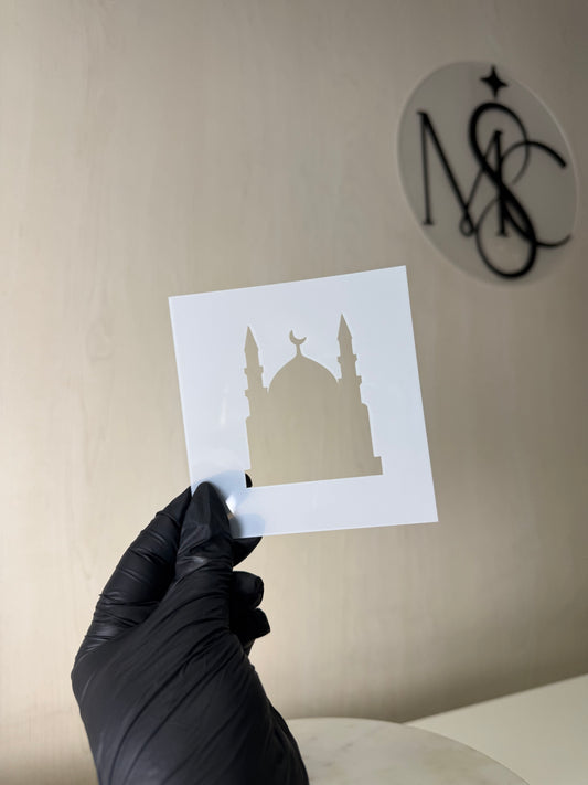 Pochoir - Mosquée 7cm
