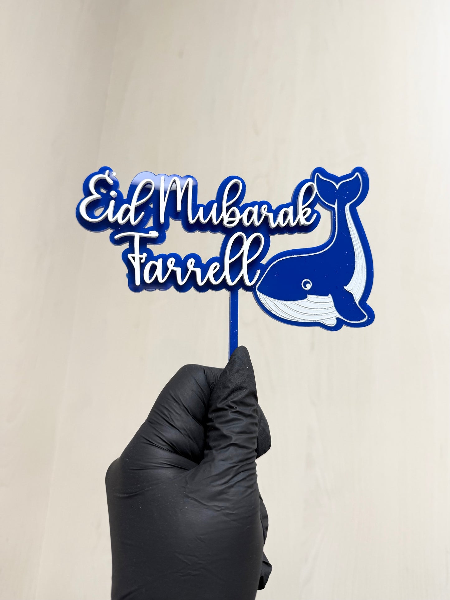 Cake Topper Baleine