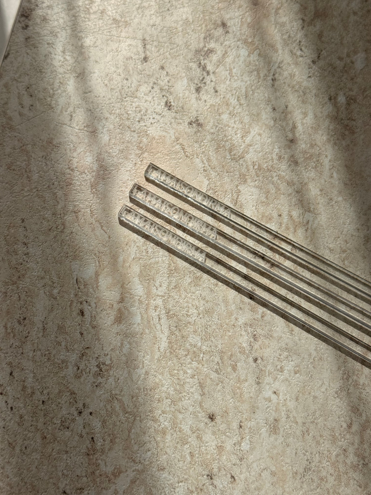 LOT 50 BÂTONS EN ACRYLIQUE PERSONNALISÉS POUR CAKE TOPPERS EN PAPIER