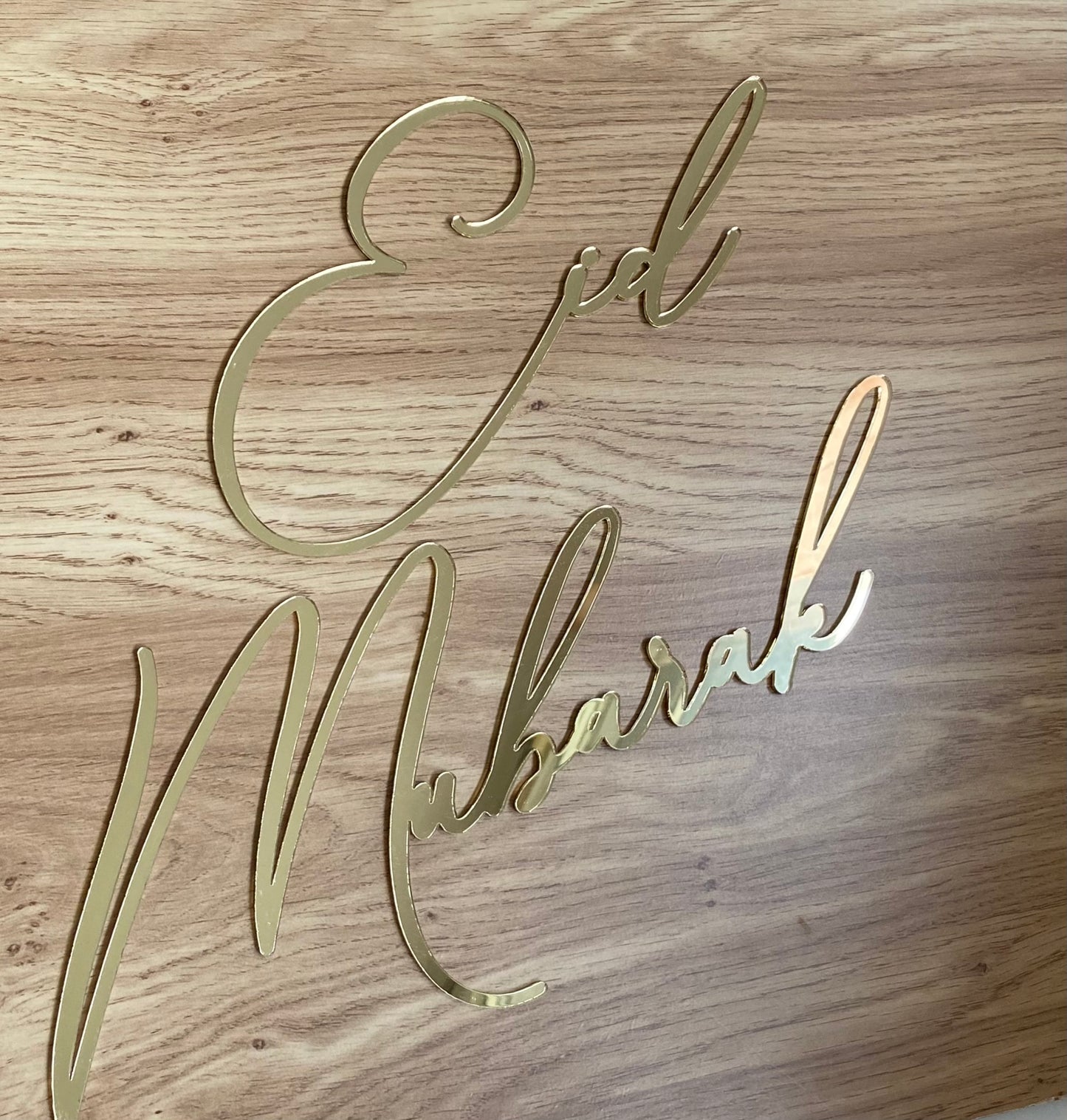 Eid ou Ramadan Mubarak géant 50cmn