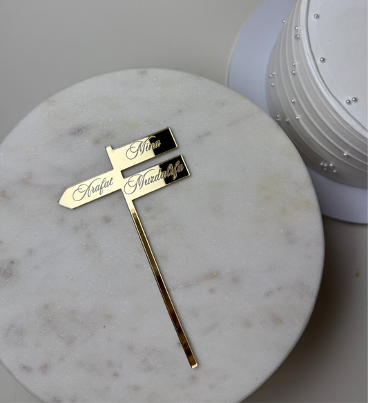 Topper Panneau directionnel - PLEXI