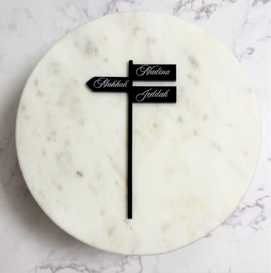Topper Panneau directionnel - PLEXI