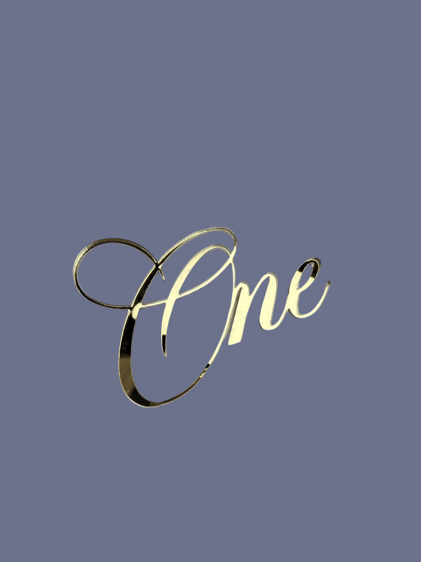 One