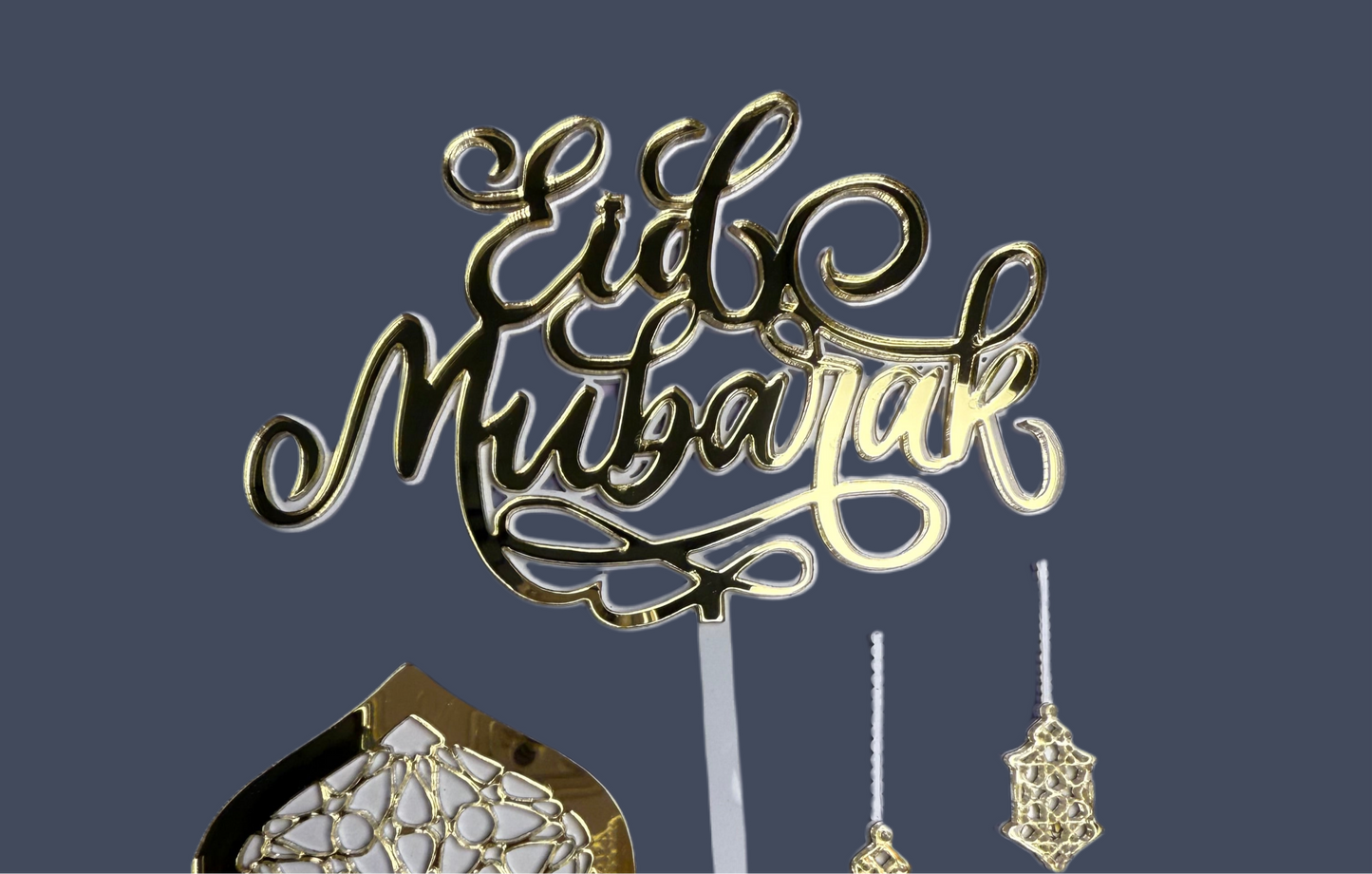 Cake Topper Eid Mubarak