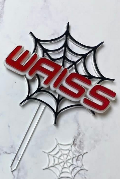 Cake Topper araignée
