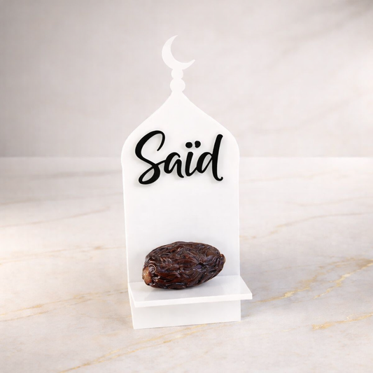 🕌 Porte-dattes décoratif – Personnalisable