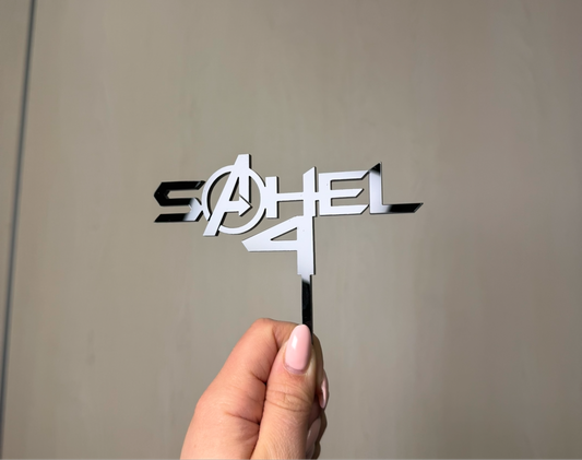 Cake Topper Super Héros A