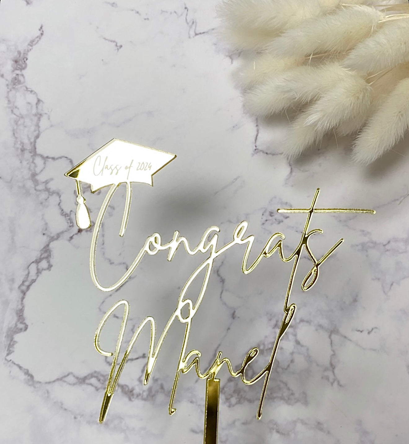 Modèle Congrats + toque gravée