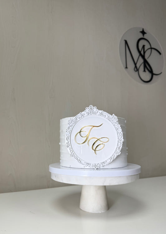 Baroque Initiales Mariage