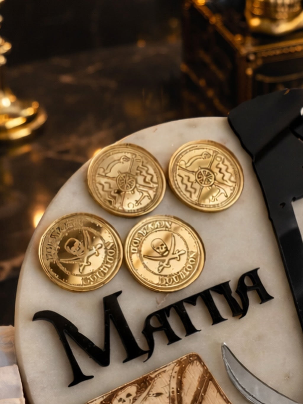 4 Pièces or - Pirate