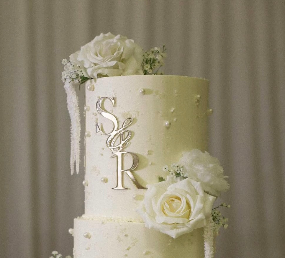 Gesichts- oder Tortenfigur – HOCHZEITSINITIALEN