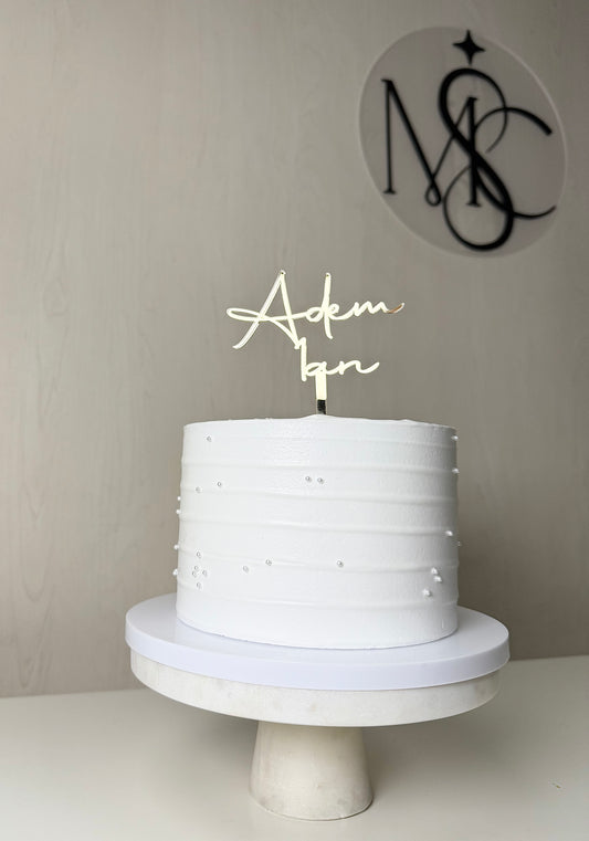Cake Topper Prénom + Âge