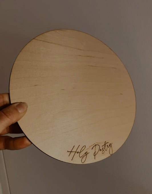 Cake Board Bois Naturel 21cm UNITÉ