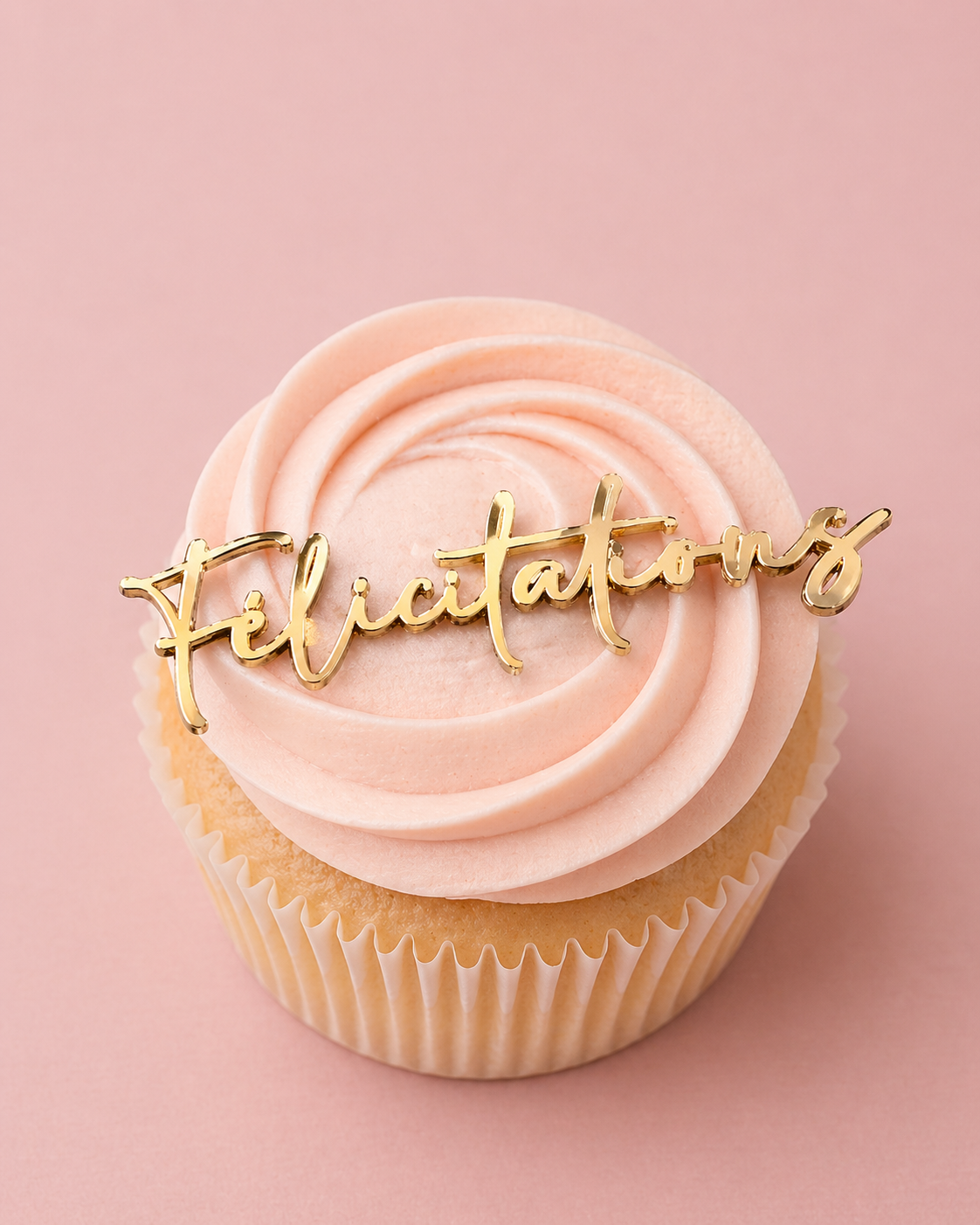 10 Toppers CUPCAKES - Félicitations
