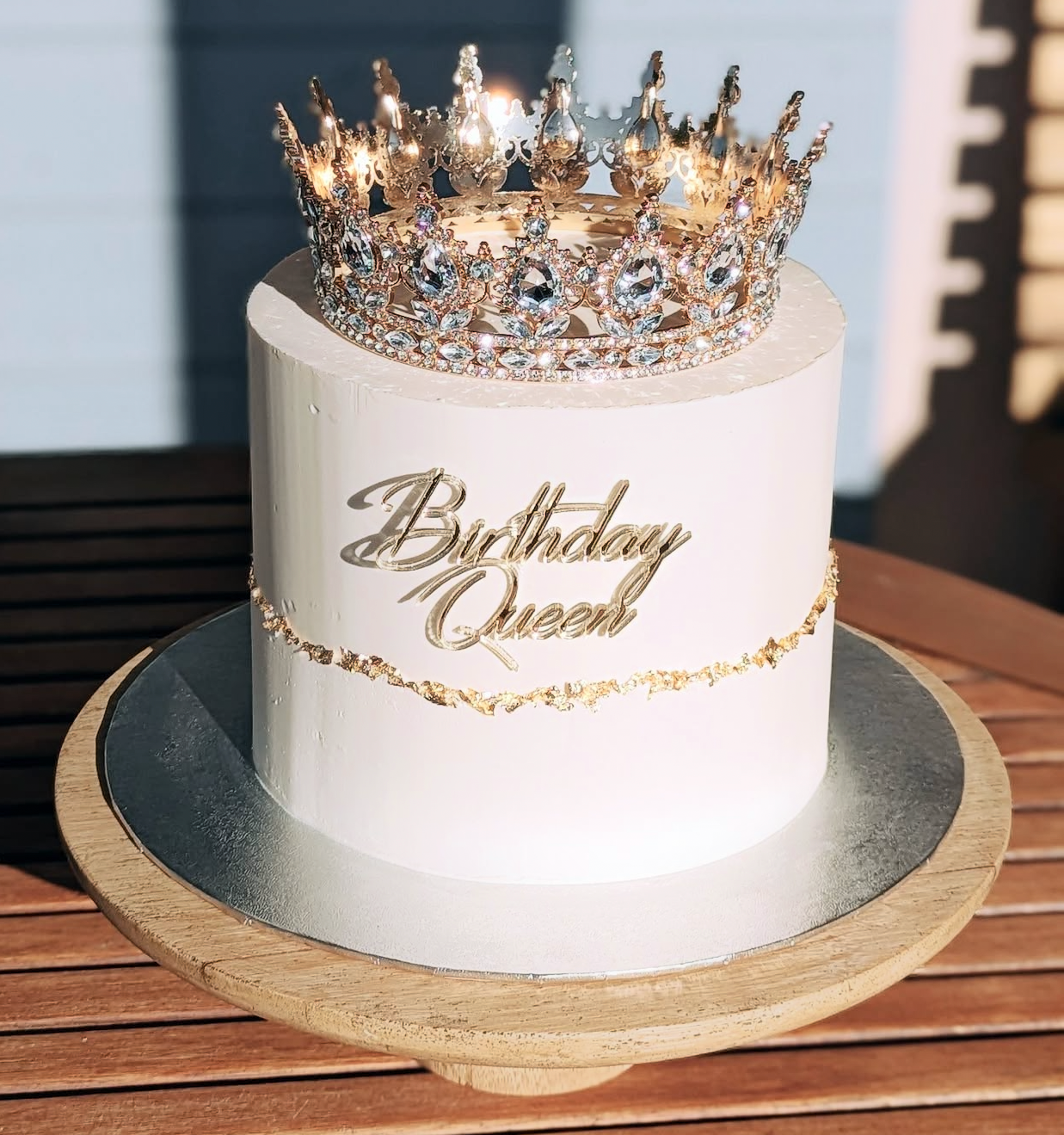 Face Topper Birthday Queen