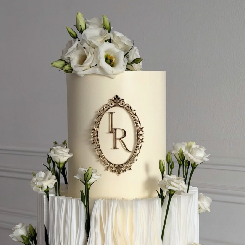 Face Topper - INITIALES MARIAGE - Ornement