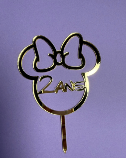 Face ou Cake Topper Souris
