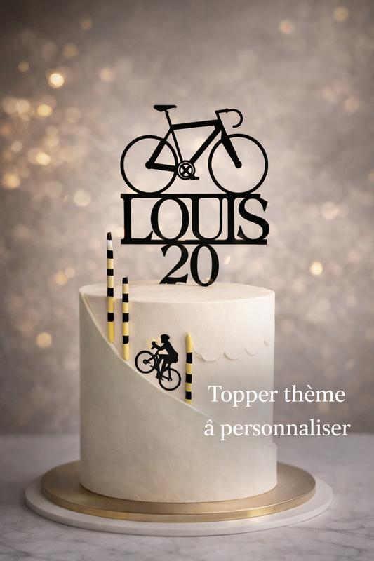 Cake Topper - Thème À PERSONNALISER