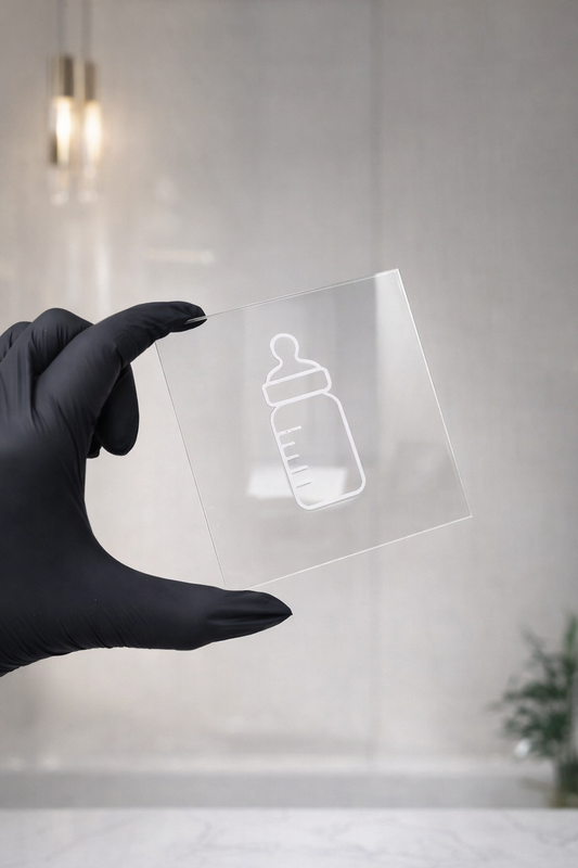 Tampon personnalisé transparent – Acrylique