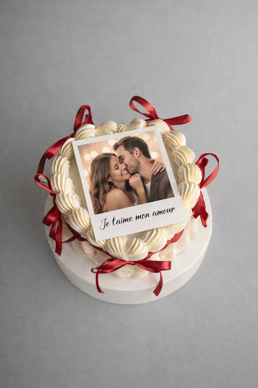 Impression alimentaire • Polaroïd • St Valentin